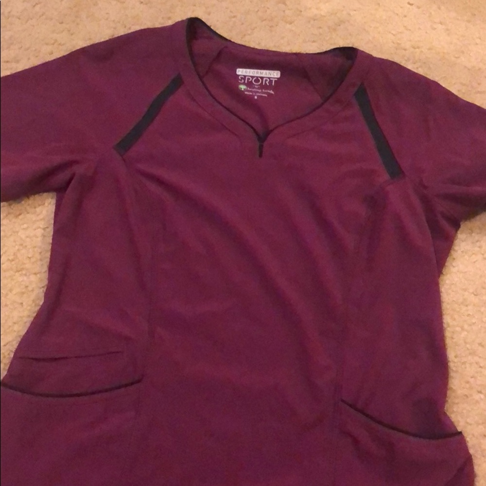 Performance sport by healing hands scrub top